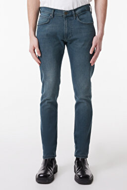 Luke Slim Fit Dar Kesim Düşük Bel Koyu Mavi Esnek Jean Kot Pantolon - Stone-L71909258 (görsel 2)