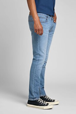 Luke Slim Fit Dar Kesim Normal Bel Mavi Esnek Jean Kot Pantolon - Fresh Mid Worn in-L719CAC53 (görsel 3)