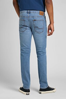 Luke Slim Fit Dar Kesim Normal Bel Mavi Esnek Jean Kot Pantolon - Fresh Mid Worn in-L719CAC53 (görsel 5)