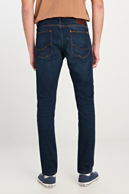 Luke Slim Fit Düşük Bel Denim Esnek Jean Kot Pantolon - Dark Blue-L719GCBY (görsel 4)