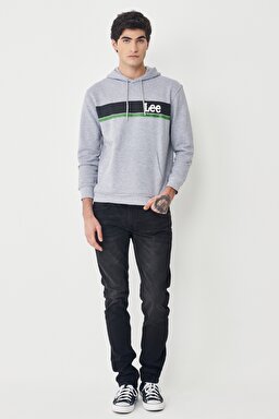 Luke Slim Fit Düşük Bel Denim Esnek Jean Kot Pantolon - Black-L719IZHL (görsel 3)