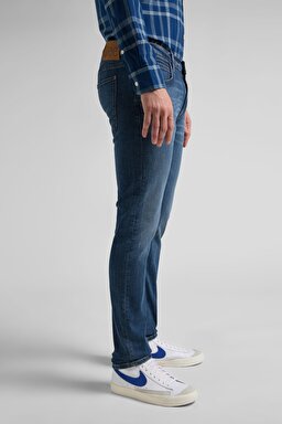 Luke Slim Tapered Fit Normal Bel Esnek Jean Kot Pantolon - Mid Visual Cody-L719NLQN (görsel 3)