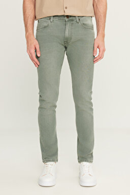 Luke Slim Fit Düşük Bel Denim Esnek Jean Kot Pantolon - Light Khaki-L719NSUU (görsel 3)