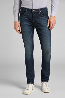 Luke Slim Fit Düşük Bel Denim Esnek Jean Kot Pantolon - Deep Blue-L719PLMJ