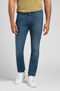 Luke Slim Tapered Fit Normal Bel Esnek Jean Kot Pantolon - Steel Blue-L719PTFN
