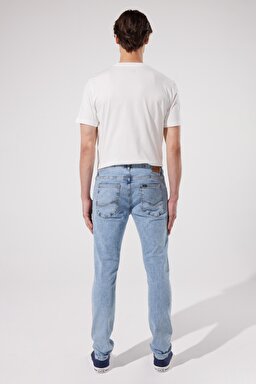 Luke Slim Fit Dar Kesim Normal Bel Açık Mavi Esnek Jean Kot Pantolon - Frosted-L719PXC11 (görsel 7)