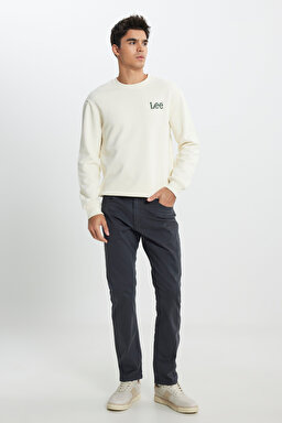 Extreme Motion Slim Fit Dar Kesim Normal Bel Gri Esnek Pantolon - Gray-L71WTF70 (görsel 2)