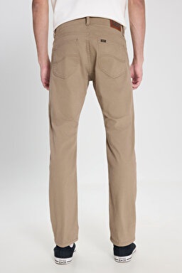 Extreme Motion Slim Fit Dar Kesim Normal Bel Kahve Esnek Pantolon - Brown-L71WTFSZ (görsel 4)