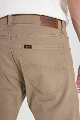 Extreme Motion Slim Fit Dar Kesim Normal Bel Kahve Esnek Pantolon - Brown-L71WTFSZ (görsel 5)