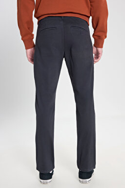 Extreme Motion Slim Fit Dar Kesim Normal Bel Lacivert Esnek Chino Pantolon - Navy-L71YPA35 (görsel 5)