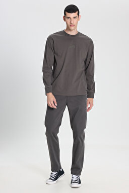 Extreme Motion Slim Fit Dar Kesim Normal Bel Haki Esnek Chino Pantolon - Beige-L71YPA70
