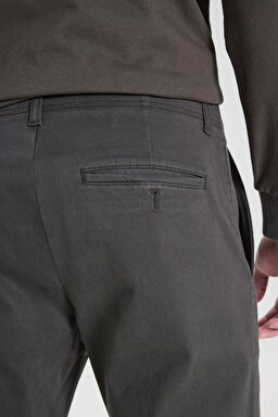 Extreme Motion Slim Fit Dar Kesim Normal Bel Haki Esnek Chino Pantolon - Beige-L71YPA70 (görsel 6)
