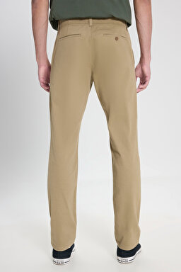 Extreme Motion Slim Fit Dar Kesim Normal Bel Bej Esnek Pantolon - Green-L71YPAUA (görsel 5)