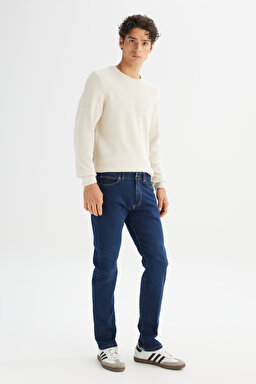 Extreme Motion Slim Fit Dar Kesim Pamuklu Esnek Mavi Denim Jean Pantolon - MotionBlue-L72A00014CR (görsel 3)