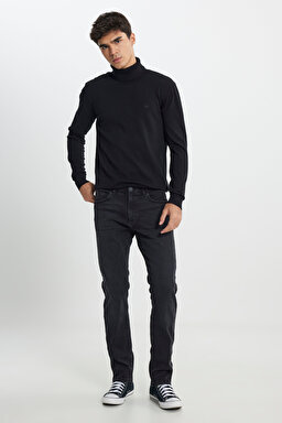 Extreme Motion Slim Tapered Dar Kesim Normal Bel Lacivert Esnek Jean Kot Pantolon - Rinse-L72A00536