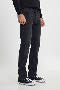 Extreme Motion Slim Tapered Dar Kesim Normal Bel Lacivert Esnek Jean Kot Pantolon - Rinse-L72A00536 (görsel 5)