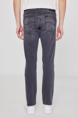 Slim Tapered Fit Dar Kesim Normal Bel Düz Paça Extreme Motion Koyu Gri Esnek Jean Kot Pantolon - Copper Falls-L72A008E47 (görsel 4)