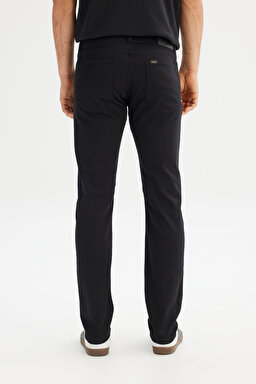 Extreme Motion Slim Fit Dar Kesim Pamuklu Esnek Siyah Denim Jean Pantolon - Black-L72ASO001 (görsel 5)