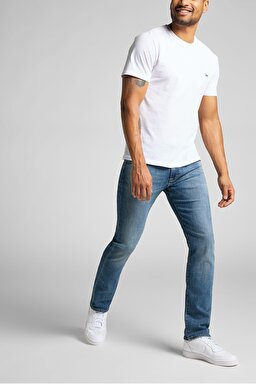 Extreme Motion Slim Fit Dar Kesim Normal Bel Mavi Esnek Jean Kot Pantolon - Blue-L72ASOPB (görsel 2)