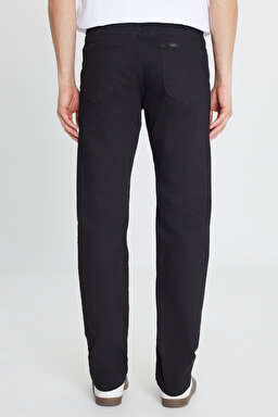 Pamuklu Regular Fit Normal Kesim Cepli Jean Kot Denim Pantolon - Midnight Black-L72U209668913 (görsel 5)