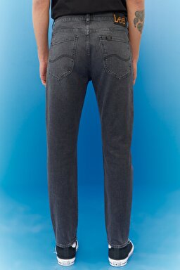 Austin Regular Tapered Fit Yüksek Bel Esnek Jean Kot Pantolon - Worn in Charcoal-L733004FX (görsel 2)
