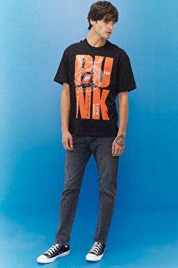 Austin Regular Tapered Fit Yüksek Bel Esnek Jean Kot Pantolon - Worn in Charcoal-L733004FX (görsel 3)
