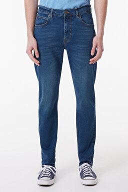 Austin Straight Fit Düz Kesim Yüksek Bel Mavi Esnek Jean Kot Pantolon - Stone-L73301258 (görsel 3)
