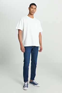 Austin Regular Tapered Fit Yüksek Bel Esnek Jean Kot Pantolon - Strong Hand-L733AADB