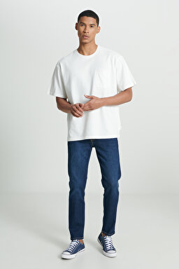 Austin Regular Tapered Fit Yüksek Bel Esnek Jean Kot Pantolon - Strong Hand-L733AADB (görsel 2)