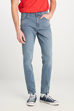 Austin Straight Fit Normal Bel Denim Esnek Jean Kot Pantolon - Oxford Tan-L733NKUQ (görsel 3)
