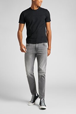 Austin Straight Fit Normal Bel Denim Esnek Jean Kot Pantolon - Gray-L733PYMO (görsel 3)