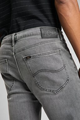 Austin Straight Fit Normal Bel Denim Esnek Jean Kot Pantolon - Gray-L733PYMO (görsel 5)