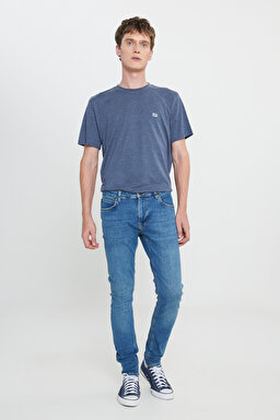 Malone Skinny Fit Dar Kesim Normal Bel Açık Mavi Esnek Jean Kot Pantolon - Light Blue-L736016404