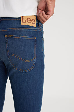 Skinny Fit Çok Dar Kesim Normal Bel Çok Dar Paça Malone Lacivert Jean Kot Pantolon - Rinse-L736147401 (görsel 4)