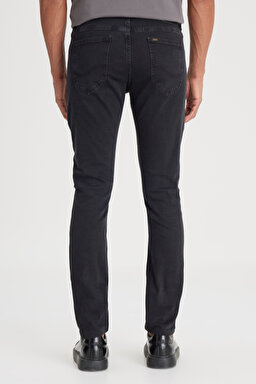 Malone Skinny Fit Pamuklu Jean Pantolon - Dark Westport-L736PJBT (görsel 6)