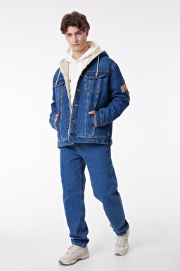 Straight Fit Düz Kesim Yüksek Bel %100 Pamuk Oscar Jean Denim Kot Pantolon - Freedom-L76FGAD21