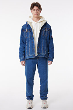 Straight Fit Düz Kesim Yüksek Bel %100 Pamuk Oscar Jean Denim Kot Pantolon - Freedom-L76FGAD21 (görsel 2)