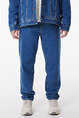 Straight Fit Düz Kesim Yüksek Bel %100 Pamuk Oscar Jean Denim Kot Pantolon - Freedom-L76FGAD21 (görsel 3)