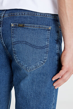 %100 Pamuk Loose Fit Rahat Kesim Jean Kot Denim Pantolon - Triumph-L78OA5472086 (görsel 5)