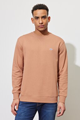 Regular Fit Normal Kesim %100 Pamuk Bisiklet Yaka Tarçın Sweatshirt - Cider-L81IFWA08