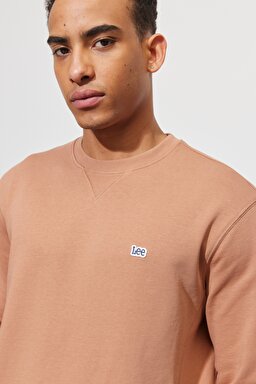 Regular Fit Normal Kesim %100 Pamuk Bisiklet Yaka Tarçın Sweatshirt - Cider-L81IFWA08 (görsel 2)