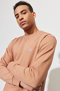 Regular Fit Normal Kesim %100 Pamuk Bisiklet Yaka Tarçın Sweatshirt - Cider-L81IFWA08 (görsel 3)