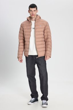 Regular Fit Normal Kesim Kapüşonlu Yaka Hardal Şişme Ceket - Tumbleweed-L87HSZ84 (görsel 2)