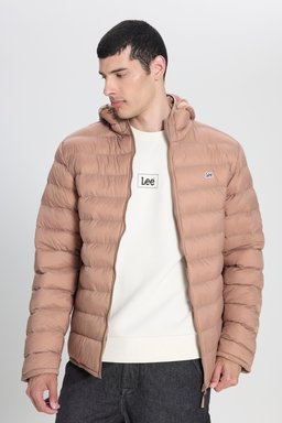 Regular Fit Normal Kesim Kapüşonlu Yaka Hardal Şişme Ceket - Tumbleweed-L87HSZ84 (görsel 3)