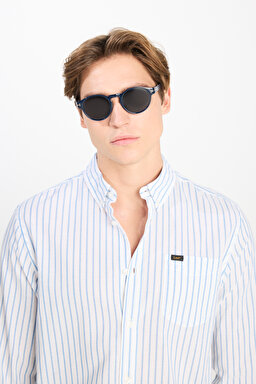 Regular Fit Normal Kesim %100 Pamuk Beyaz Gömlek - Bright White-L880201934LJ (görsel 5)