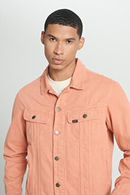Regular Fit Rider Jean Ceket - Rust-L89ZSM54 (görsel 5)