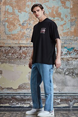 STBA Erkek Açık Mavi Straigth Fit Carpenter Jean Pantolon - Light Blue-L907011404 (görsel 2)