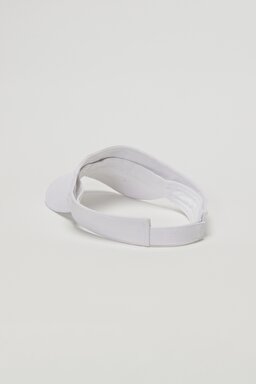 %100 Pamuk Beyaz Şapka - White-LP6204100 (görsel 3)