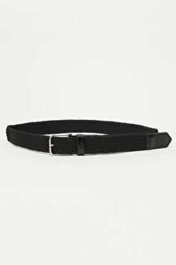 Siyah Casual Kemer - Black-LP640601