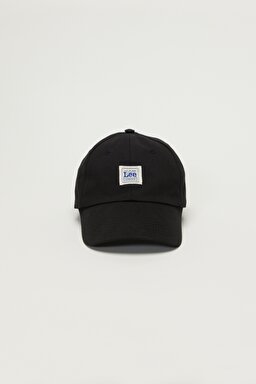%100 Pamuk Siyah Şapka - Black-LP6704001